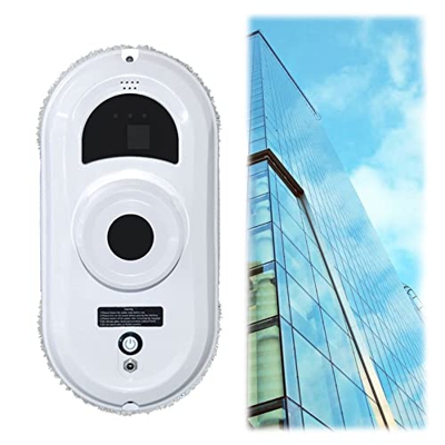 Robot de Limpieza de Ventanas con Control Remoto, 2800Pa Robot de Limpieza de Ventanas Inteligente eléctrico de succión Fuerte para Piso de baldosas d