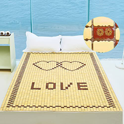 Colchoneta para Bamboo Colchón,Estera de Dormir Verano,Enfriador de Colchón Topper Cojines,Alfombra Transpirable Plegable Sin Rebabas,Esterilla para D características