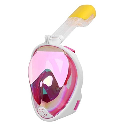 Spacmirrors Máscara de Buceo Máscara de Buceo Segura bajo el Agua Anti Niebla Máscara de Snorkel de Cara Completa Equipo de Buceo de natación Snorkel 