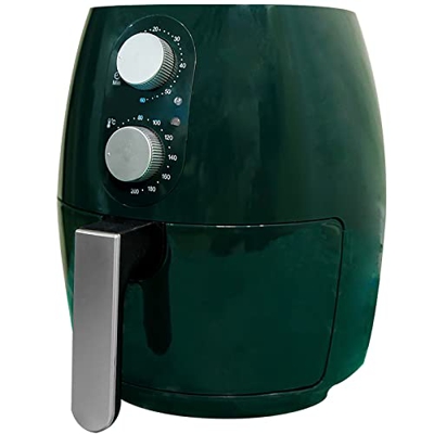 QARNBERG Freidora de Aire de 7L 1350W Que Puede freír, Asar al Aire, Hornear, recalentar y deshidratar, Cocina de Horno con Cesta Antiadherente, Apta 