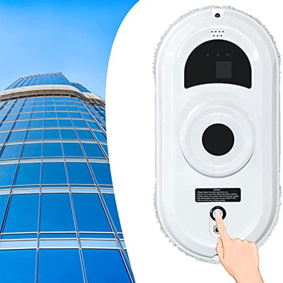 Robot limpiacristales Inteligente, Robot limpiacristales con tecnología de Control Remoto para Ventanas/Cristales y Espejos Interiores/Exteriores de G