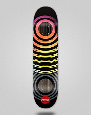 Almost monopatín Skate Skateboard Deck Tabla MAX Black Blur Impact 8.0