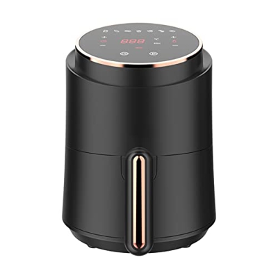 BGPH Freidora de Aire, 123 0W 1.4 Qt LCD Pantalla táctil Digital Compacta de Aire Caliente El Horno