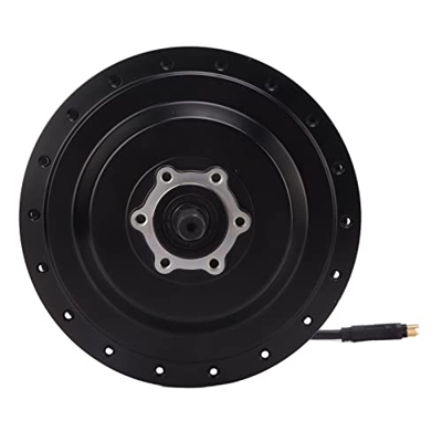 SPYMINNPOO Motor de Cubo de Bicicleta Eléctrica, Tracción Trasera 48V 350W Kit de Conversión a Prueba de Agua 55dB Ruido para Scooter Eléctrico DIY
