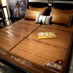 Bonilaan Almohadilla for Dormir de refrigeración de Verano, colchón de bambú, Ropa de Cama de Verano, Colchón De Enfriamiento De Bambú Plegable - para en oferta