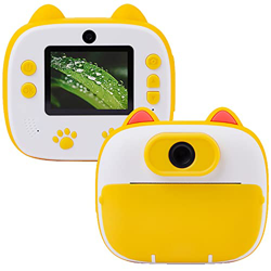PUFAN Cámara Digital para niños, cámara de impresión Digital portátil con Pantalla de Alta definición de 2 Pulgadas, batería de Litio incorporada de 8 en oferta