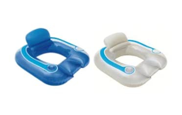 "Colchoneta Sillón Hinchable para piscina con respaldo. BESTWAY."
