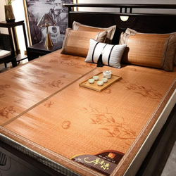 Bonilaan Colchoneta de Verano Colchón de Cama de Estera de bambú, Alfombrilla for Dormir de Seda de Hielo Plegable - para Dormir De Verano, para Dormi precio