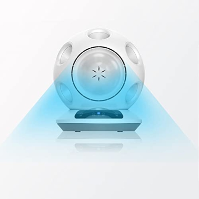 GUOSi Ventilador Sin Aspas Ventilador De Escritorio Purificador De Aire Extraíble Compacto Portátil Pantalla LED Ventilador De Aire Acondicionado Para