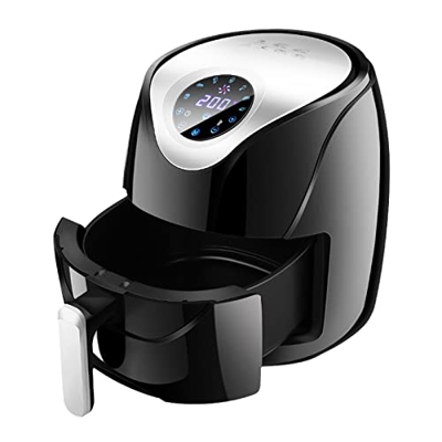 BGPH Freidora de Aire, 150 0W 5QT Horno Caliente de la Olla LCD Pantalla táctil Digital, Cesta Desmontable Antiadherente, Control de Temperatura, prec