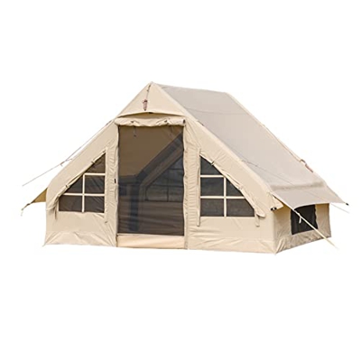Junorstar Carpa Inflable Glamping, Carpa para 4-5 Personas, Carpas de algodón TC para Exteriores, 4 Season Air Tentz, Carpa Familiar instantánea Carpa