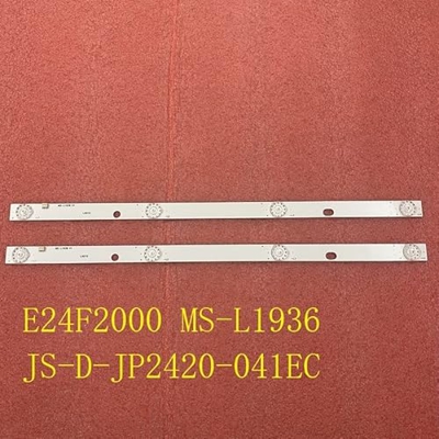 Keneddng 2 Piezas DIRIGIÓ Barra de Fondo for E24F2000 MS-L1936 JS-D-JP2420-041EC UA24DF2110T2 V1 SHIVAKI STV-20LED17 (Color : 2 PCS For 1 TV)