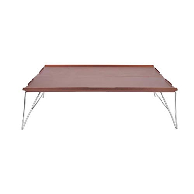 FMOPQ Muebles de Senderismo al Aire Libre Camping s Barbacoa Picnic Escritorio Plegable  Mini Placa de Aluminio Individual Ligero