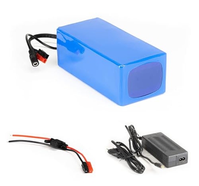 Batería de iones de litio de 36 V 10 Ah 360 Wh, incluye 20 A BMS y cargador para bicicleta eléctrica y scooter Pedelec