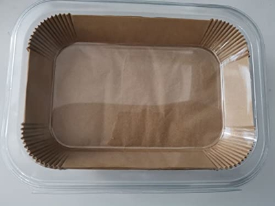 Forro de papel desechable para freidora de aire, 90/100 piezas para freidora de aire compatible con Ninja DZ201 DZ401 Foodi Freidora de aire dual (ord