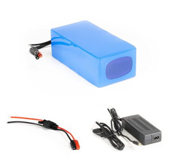Batería de iones de litio de 36 V, 12 Ah, 432 Wh, incluye 20 A BMS y cargador para bicicleta eléctrica y scooter Pedelec características