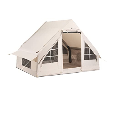 Junorstar Carpa Inflable Glamping, Carpa para 4-5 Personas, Carpas de algodón TC para Exteriores, 4 Season Air Tentz, Carpa Familiar instantánea Carpa