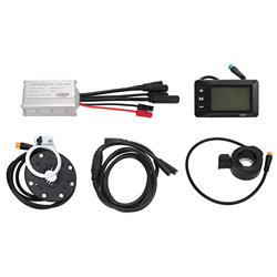 BuyWeek Controlador de motor de bicicleta eléctrica, DC 36V/48V Bicicleta eléctrica 15A Controlador de velocidad GD01 Panel de visualización 1 a 2 Cab precio