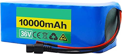 stdpcxz Paquete Batería De Iones De Litio para Bicicleta Eléctrica De 36V 10S4P 10Ah Batería De Alta Potencia 500W Bicicleta Eléctrica BMS con Enchufe