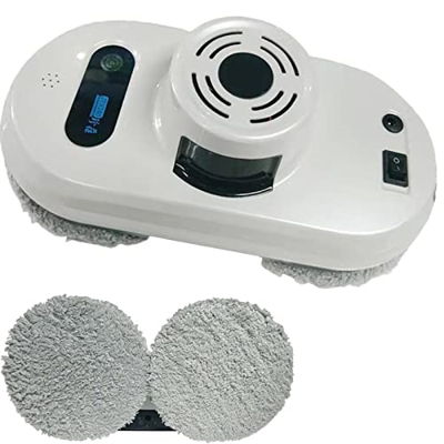 JINTAOMA Robot de Limpieza de Ventanas Blancas, Robot de Limpieza de Ventanas automático, Robot de Limpieza de Ventanas, Aspirador de Ventanas con roc