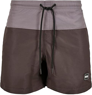 URBAN CLASSICS Bañador para Hombre Estilo Moderno, Bermudas Cortos, Shorts de Baño para Natación de Secado Rápido adapto para las Vacaciones, Tallas X