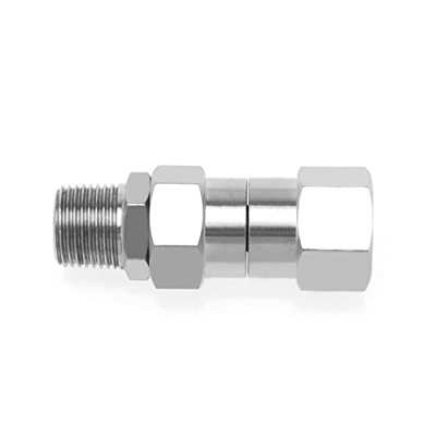 3/8 "NPT-M Rosca Presión Lavadora de Presión de Metal Giratoria Manguera Giratoria de Acero Inoxidable Lavadora de Presión de Hidrocarburos para Elimi
