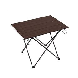 FMOPQ Aluminio  Picnic Playa Pesca Plegable Al  Aire Libre Ligero Mochilero Camping Escritorio con Bolsa de Transporte precio