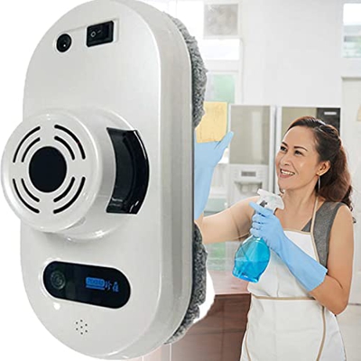 JINTAOMA Robótico Inteligente de Limpieza de vidrios, Aspirador de Ventanas, Robot Limpiador de Ventanas, con Control Remoto, Robot Limpiador automáti