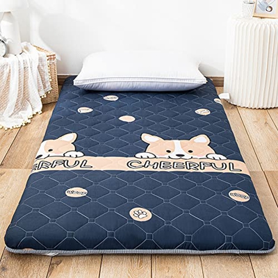 KKCD Colchoneta De Tatami para Dormir Colchón De Futón Japonés Colchón Plegable para Dormitorio De Estudiantes Colchoneta Enrollable para Cama De Tata