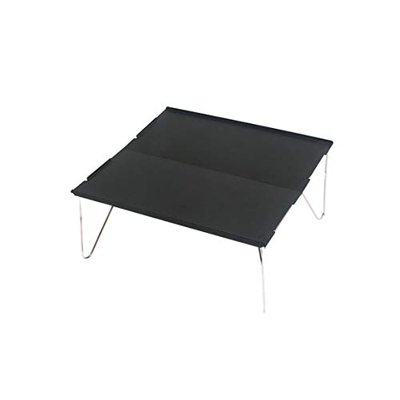 FMOPQ Placa de Aluminio Plegable  Durle para Exteriores,  Mini Muebles Ligeros para Barbacoa, Camping, Picnic, Senderismo