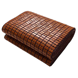 Sh000ad Colchoneta para Colchón Esterilla Enfriamiento de Bambú,Estera de Dormir Verano Mahjong Carbonizado,Sin Rebabas,Transpirable,Estera de Bambú p características