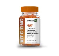Gummius ® Vitamina C + Zinc - 60 gominolas sin azúcar, sin glutén y sin lactosa precio