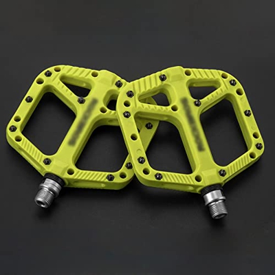 Rwlre Pedales de Bicicleta, rodamientos de Sellado ultraligeros, Pedales de Bicicleta, Ciclismo, Nailon, Carretera, BMX, MTB, Pedales, Plataforma Plan