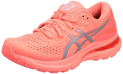 Asics Kayano 28 Lite-Show Zapatillas de Carretera para Mujer Naranja 39 EU