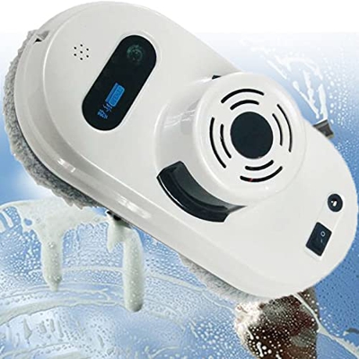 JINTAOMA Robot Limpiador de Ventanas, Aspirador de Ventanas Inteligente con rociador de Agua automático, Robot de Limpieza de vidrios para Ventanas Al