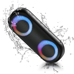 Altavoz Bluetooth Potente NOTABRICK Portatil Altavoces 30W Sonido Stereo 360° y Graves Enormes, IPX7 Impermeable Bluetooth Speaker con Luces Led,Bluet características