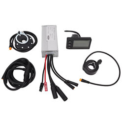 BuyWeek Controlador de Motor de Bicicleta eléctrica, DC 36V/48V Controlador a Prueba de Agua 22A S866 Panel LCD Kit de conversión de Bicicleta eléctri en oferta