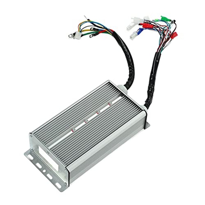 Bnineteenteam Controlador sin Escobillas para Bicicleta Eléctrica, Controlador de Velocidad del Motor de Carcasa de Aluminio de 36V 48V 60V 5000W para