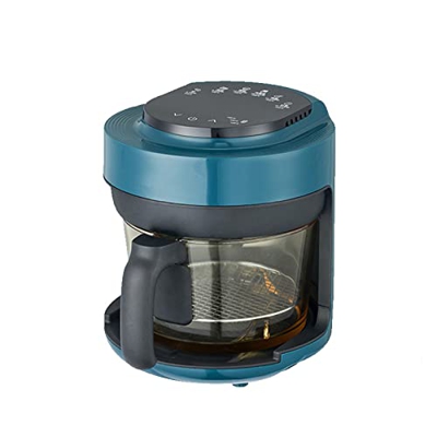 AVLUZ Freidora - 2L/1.8QT LED Pantalla táctil Digital Horno Caliente oillera en la Olla, freidora de Aire de tazón de Vidrio Compacto, fácil de Limpia