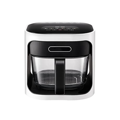 AVLUZ Freidora de Aire - 4. 2l/3.8qt Pantalla táctil Horno Caliente en la Olla de casquería, Cesta Antiadherente de Vidrio sin Recubrimiento con 6 pre
