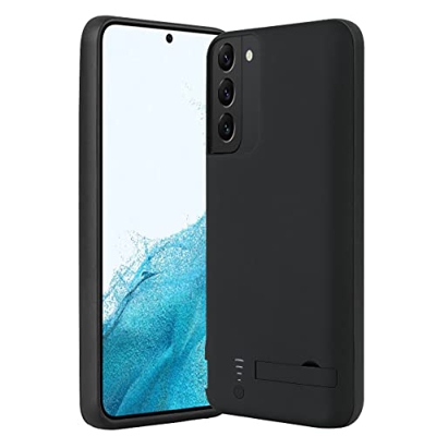 HiKiNS Funda de batería para Samsung S22 Plus, 6000 mAh recargable extendido cargador de batería externa para Samsung Galaxy S22 Plus portátil Power B