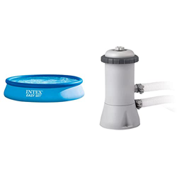 Intex 28143NP - Piscina Hinchable Easy Set 396 x 84 cm, 7.290 litros + Depuradora Cartucho Filtros Tipo A, 2006 L/h características