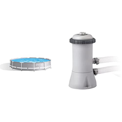 Intex 26710NP Piscina Desmontable Redonda, 366 x 76 cm + 28604 Depuradora Cartucho Filtros Tipo A, 2006 L/h en oferta