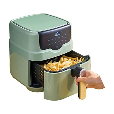 AVLUZ Freidora de aire, 4. LCD 5L/4QT Pantalla táctil Freidora de aire de Oless, máquina de papas fritas francesas totalmente automáticas, 1400W Airfr