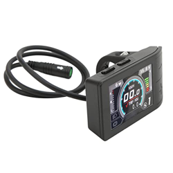 minifinker Pantalla de Bicicleta ABS, Lecturas Claras a Prueba de Polvo 100ma Pantalla de Bicicleta Eléctrica LCD Resistente Al Agua Duradero para Man precio
