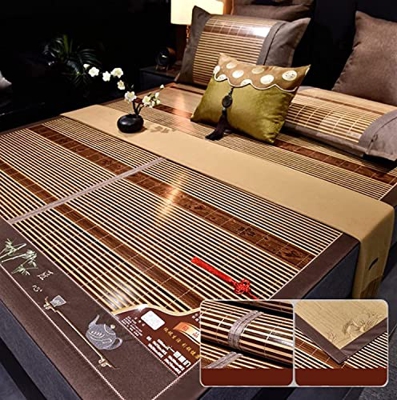 Alfombras para dormir de verano Alfombra de aire acondicionado plegable de la alfombra de bambú de verano, hecha a mano en verano, puede reducir la te