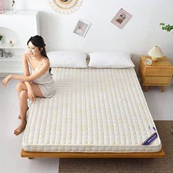 Colchón, Colchón De Tatami Suave para Dormir, 6.5cm Almohadilla De Plegable Colchones Dobles Individuales Colchón De Algodón para Dormir para Viajes A en oferta