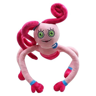 Poppy Playtime Huggy Wuggy Muñeco de Peluche de Nuevo Juego Monstruo Feo Azul, y Kissy Missy Rosa y Nuevo Multicolor 40CM (Mommy Long Legs)