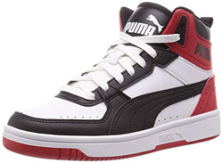 PUMA Rebound Joy, Zapatillas Unisex Adulto, Blanco White Black/High Risk Red, 42.5 EU características