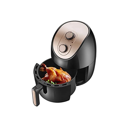 Freidora de aire, Sin aceite, Gran capacidad 3,5 litros, Cesta antiadherente, Selector de temperatura, Multifunción Tiempo / Temperatura, Ajustable, F